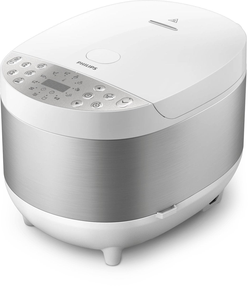 Philips HD4713 40 Multikocher 5 l 980 W Silber, Weiß
