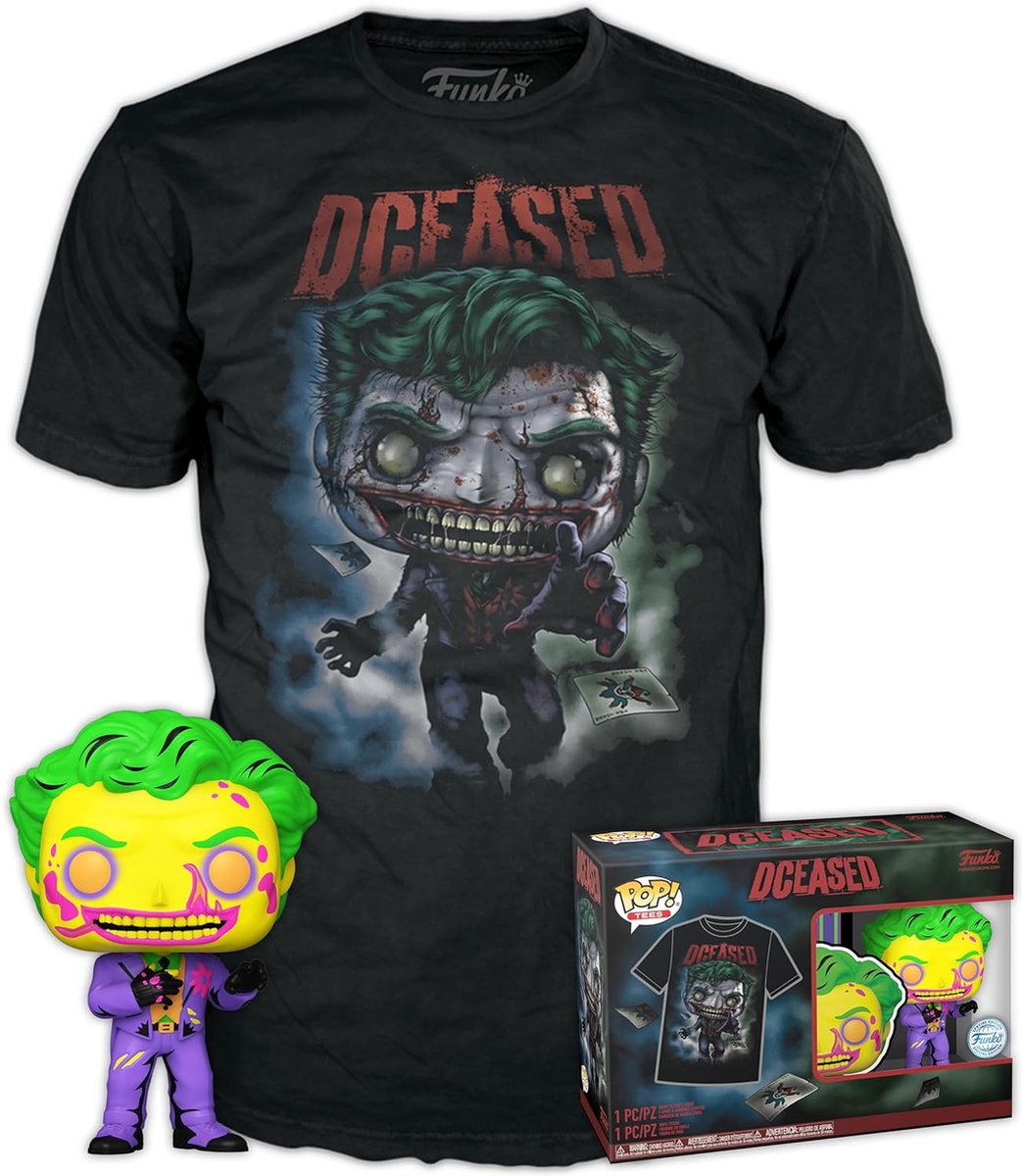Funko-Pop! T-Shirt: DC Comics – Joker CC – l