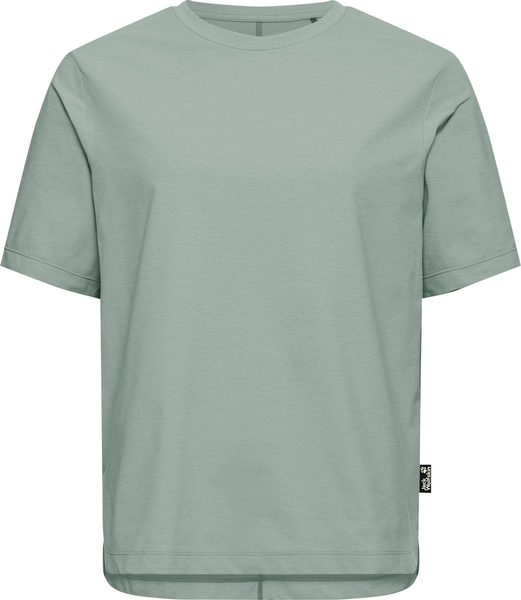 Jack Wolfskin Travel T W Damen Outdoor-Shirt – grünes Zinnia