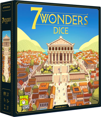 Asmodee Brettspiel 7 Wonders Würfel-Strategiespiel für Familien.