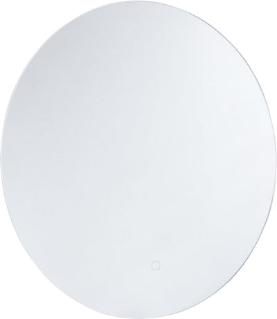 Differnz Badezimmerspiegel rund Durchmesser 60cm mit LED-Beleuchtung und Touch-Schalter
