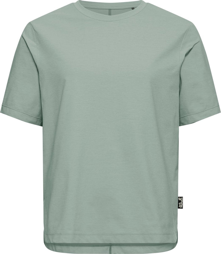 Jack Wolfskin Travel T-Shirt Damen – Damen Kurzarm – Green Zinnia