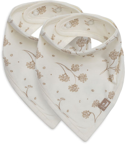 Jollein-Lätzchen-Bandana – 2 Stück – 25 cm – Blätterträume