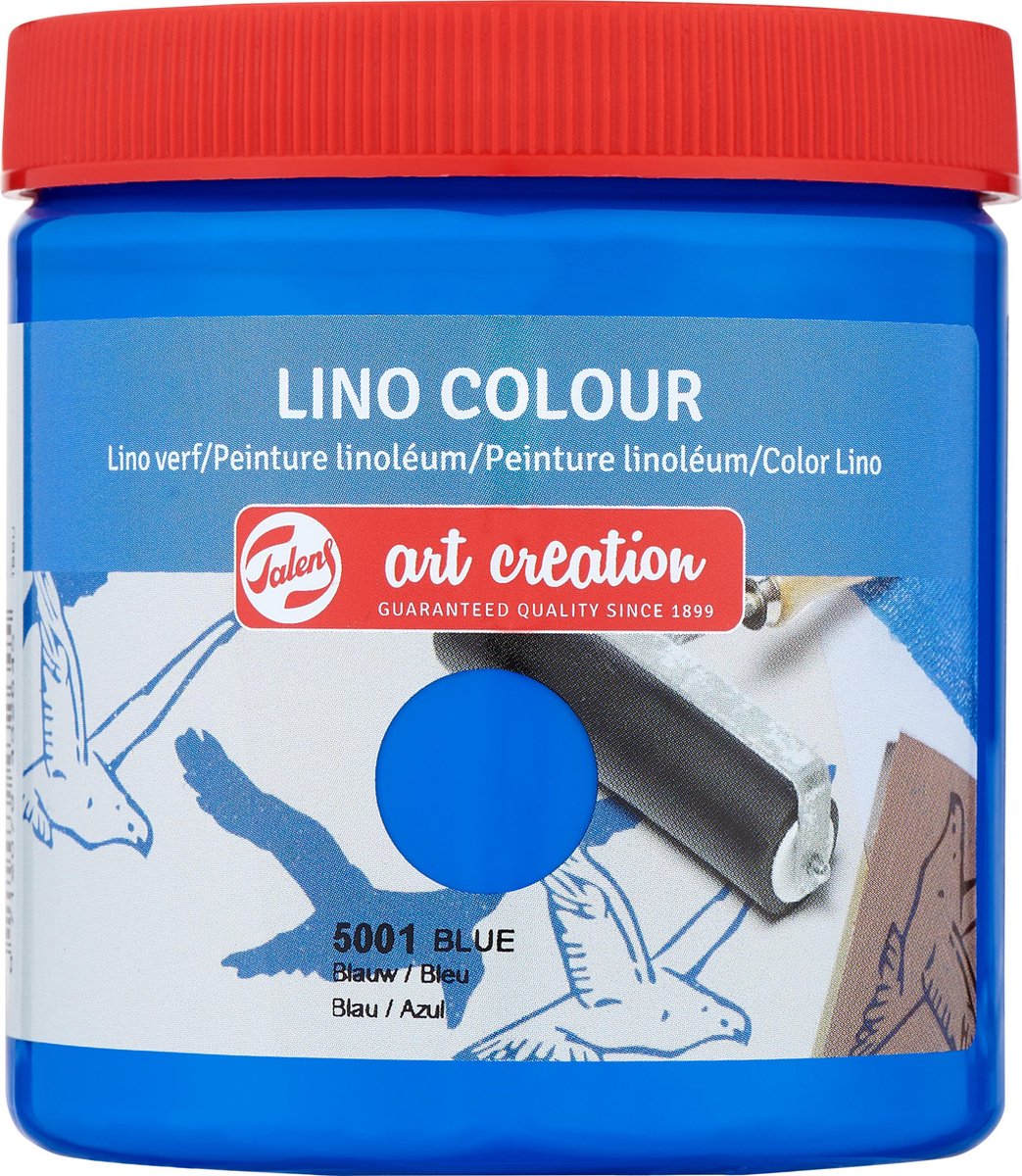 Talens Art Creation Linolfarbe 250 ml – Blau – Linoleum – Blockdruck