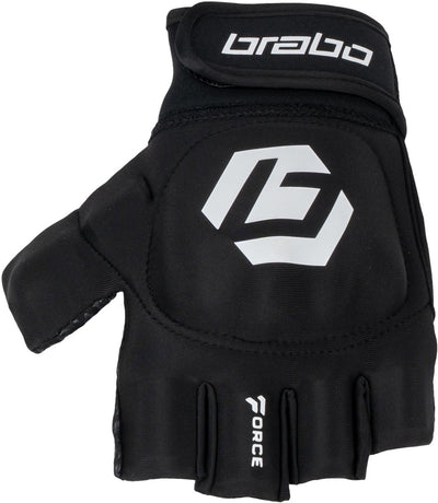 Brabo - Force Player Handschuh Schwarz - Hockeyhandschuh Herren - Schwarz, Weiß