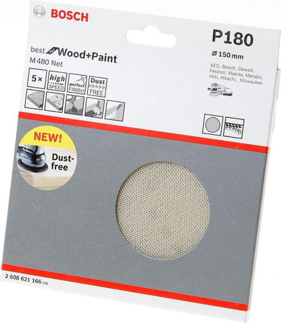 Bosch 5x Schleifblatt 150 mm k180 - 2608621166