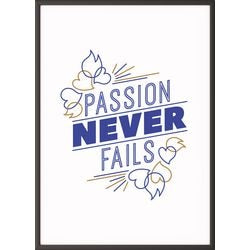 Motivationsrahmen Paperflow Aluminium schwarz