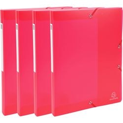 Archivboxen Exacompta 59875e A4 rot
