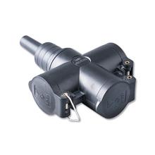 Verteilerblock Gummi 3-Wege-Ei