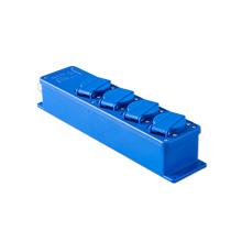Verteilerblock vd15 4 16a 230v blau