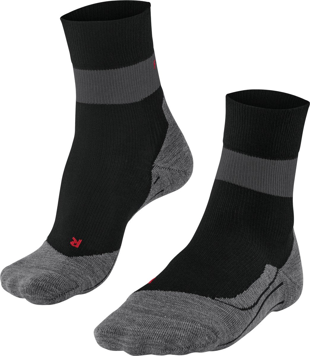 Falke Ru Stabilisierende Laufsocken aus Lyocell-Funktionsmaterial mit Kompressionsfunktion Damen Schwarz – Größe 35-36