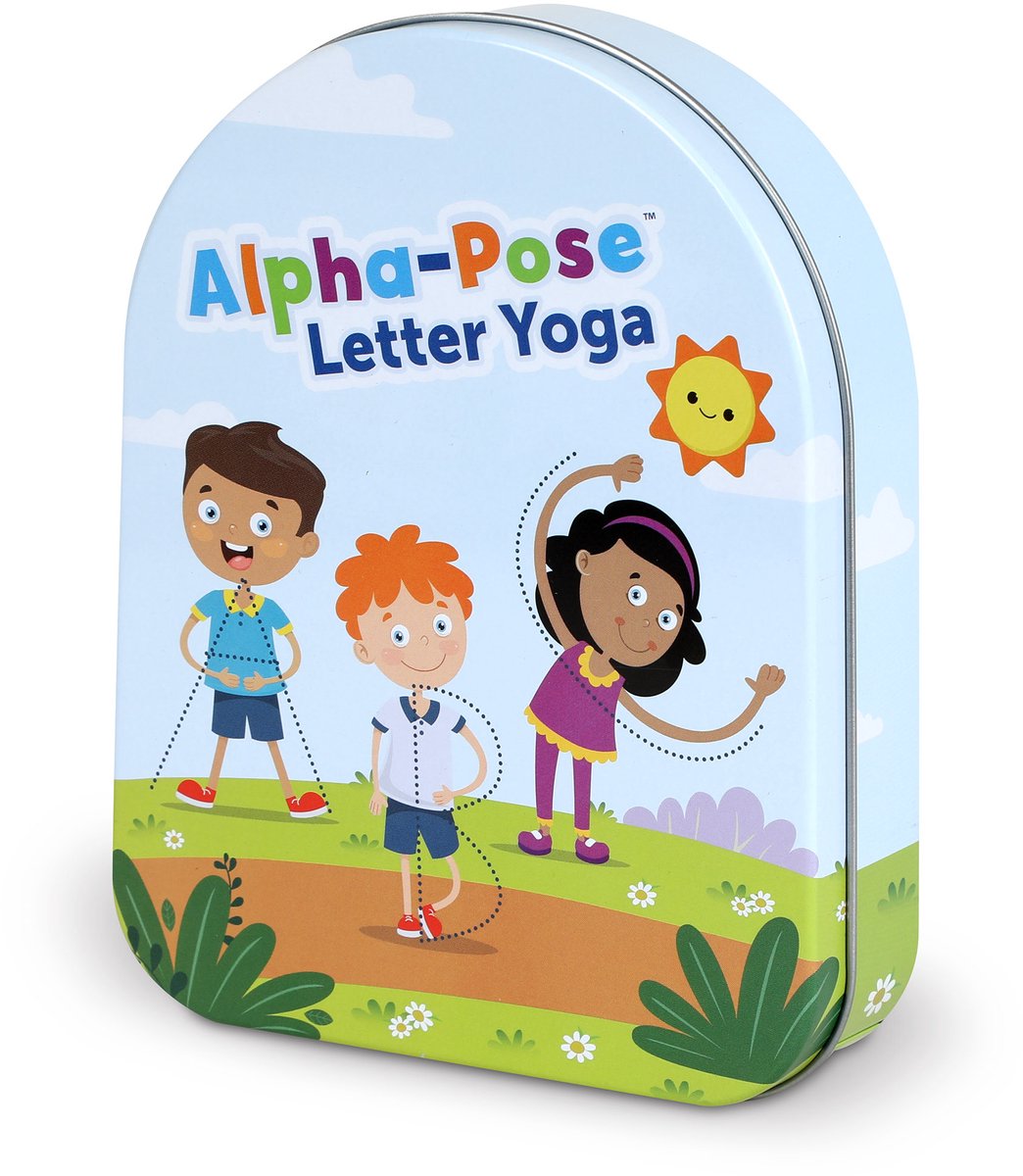 Lernressourcen Alpha-Pose-Buchstaben-Yoga-Karten, Alphabet(e)