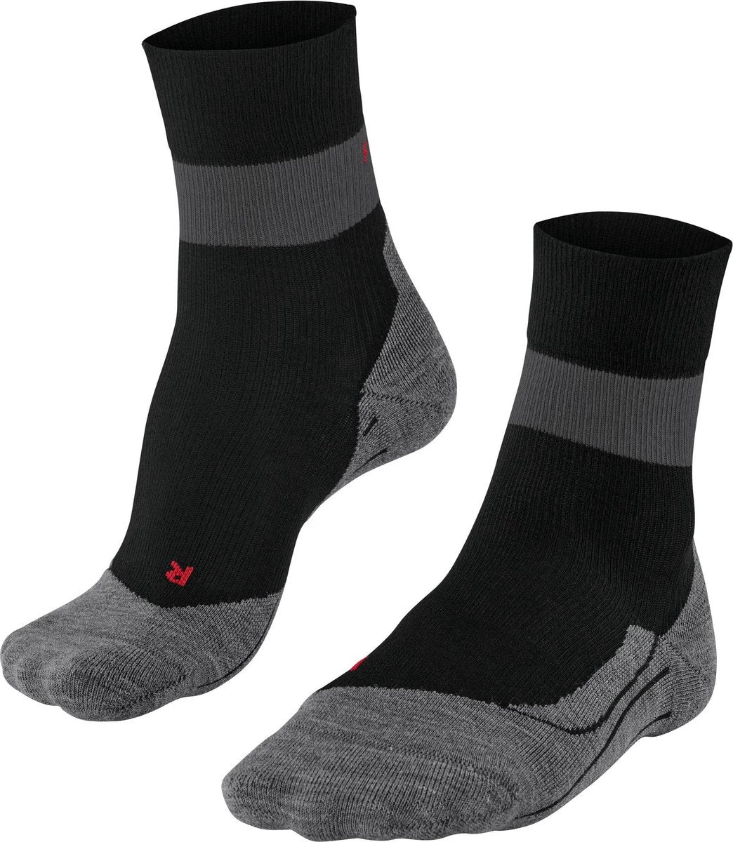 Falke Ru Stabilisierende Laufsocken aus Lyocell-Funktionsmaterial mit Kompressionsfunktion Damen Schwarz – Größe 37-38