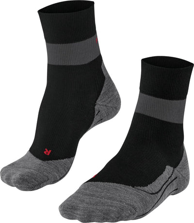 Falke Ru Stabilisierende Laufsocken aus Lyocell-Funktionsmaterial mit Kompressionsfunktion Damen Schwarz – Größe 37-38