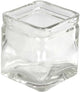 Creativ Company quadratisches Glas, H: 8 cm, Maße 7,5x7,5 cm, 12 Stück 1 Box