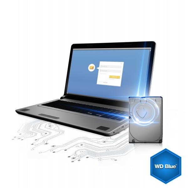 Western Digital Western Digital WD10Ezex Caviar Blue HDD, 1 TB, 3,5, SATA3, 64MB, 7200 U / min, 150 MIBs, 6,8W