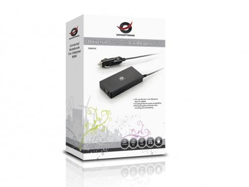 Concepttronic Concepttronic CNB90CAR Universal Notebook Car Adapter, 90W