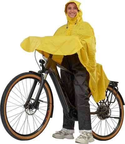 Lowland Outdoor-Fahrradponcho 100 % wasserdicht (10.000 mm) – atmungsaktiv (8.000 g m²) PFAS-frei!