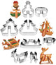 Richtige Form Set 3D -Weihnachtskekse, 8dlg.