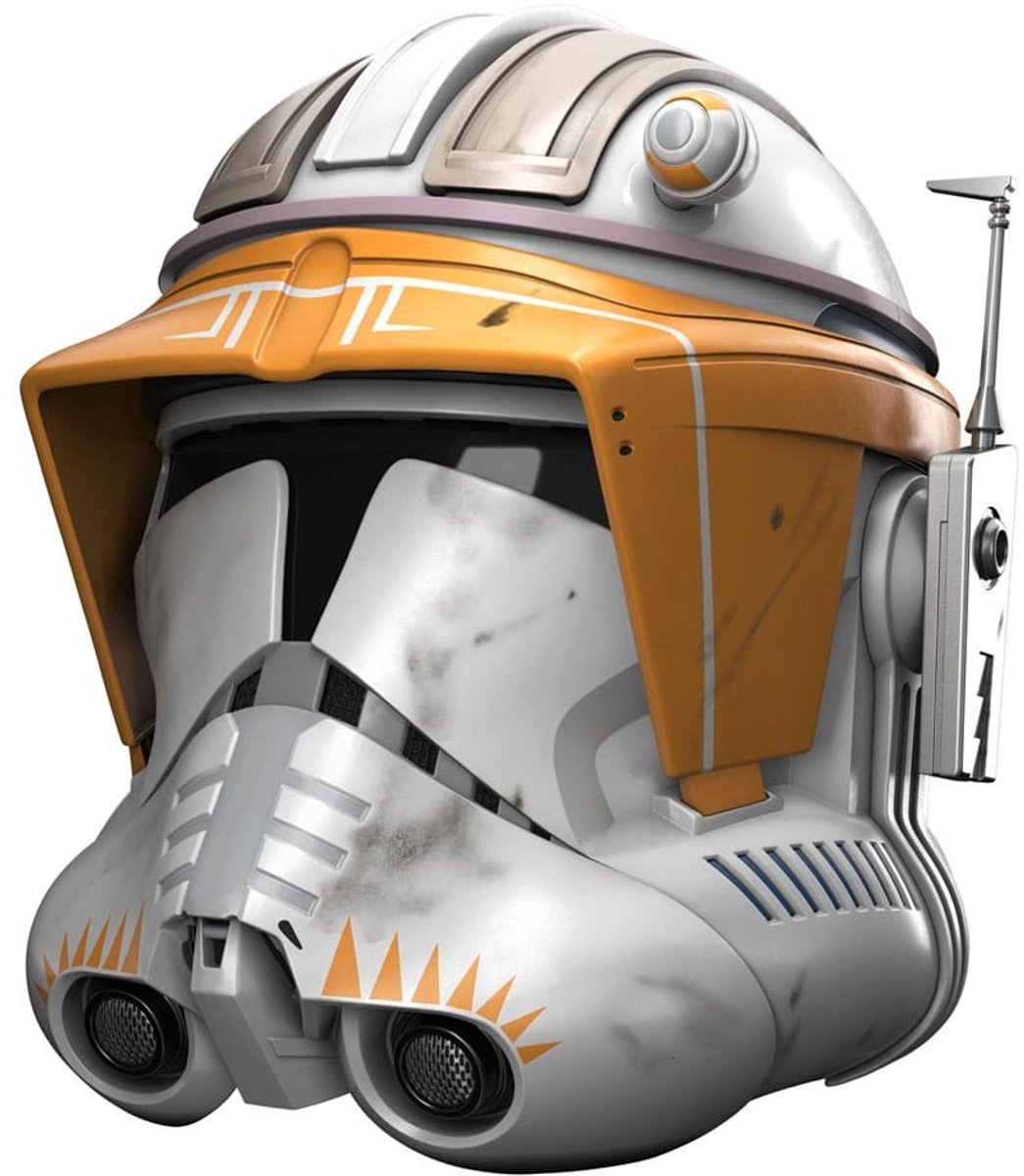 Nachbildung des elektronischen Helms „Star Wars Episode III Black Series“ von Clone Commander Cody