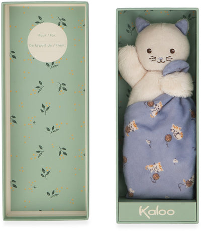 Kaloo - Carre Douceur - Kuscheltuch - Katze - Flieder