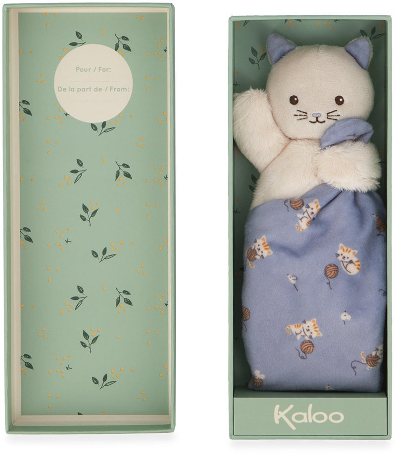 Kaloo - Carre Douceur - Kuscheltuch - Katze - Flieder