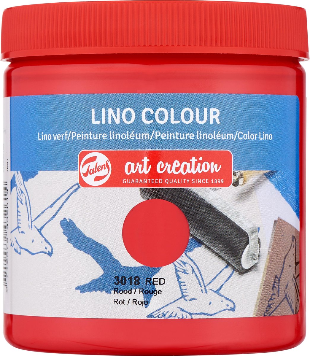 Talens Art Creation Linolfarbe 250 ml – Rot – Linoleum – Blockdruck
