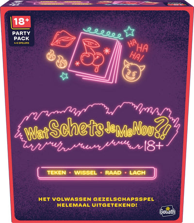 Goliath, was skizzierst du mich 18+ - Partyspiel - Zeichenspiel - Ratespiel