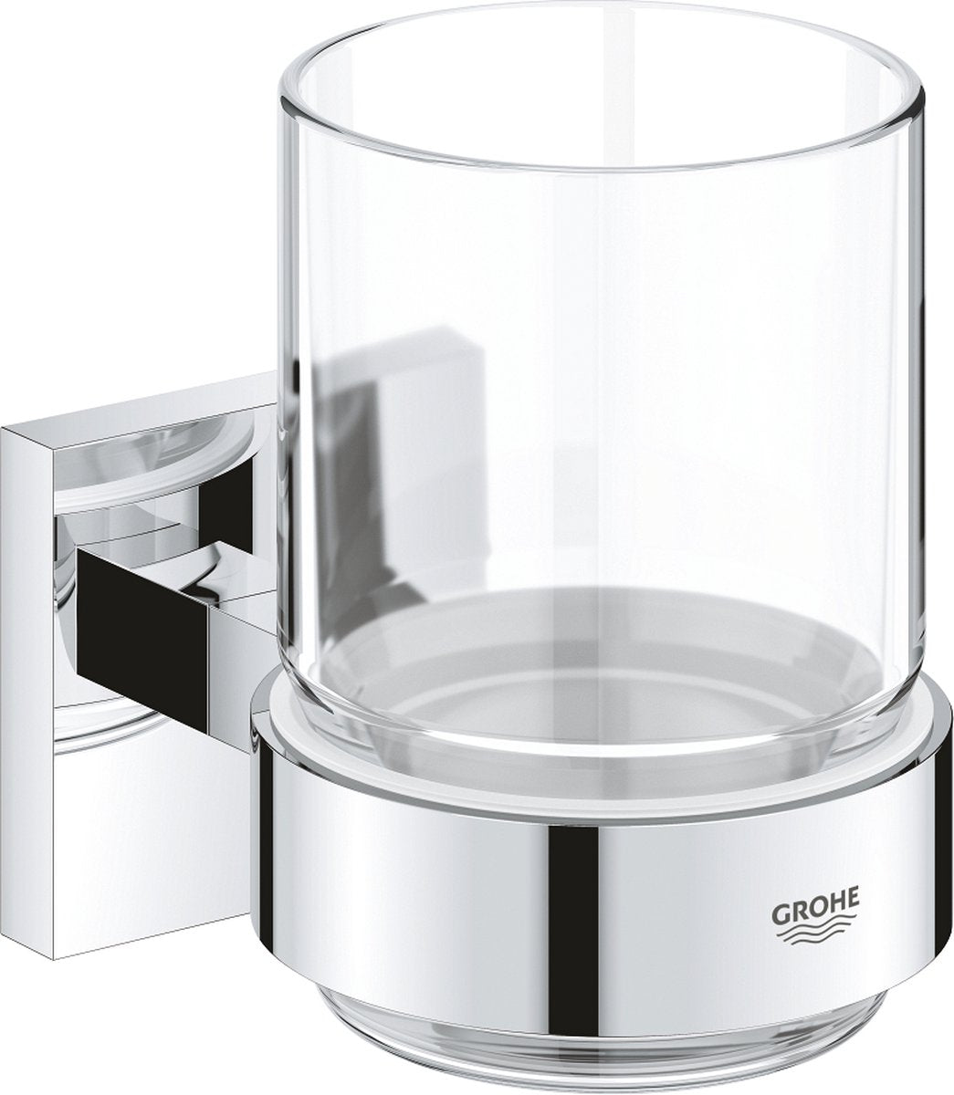 Grohe Start Cube Glas mit Halterung – Chrom 41097000