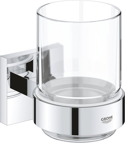 Grohe Start Cube Glas mit Halterung – Chrom 41097000