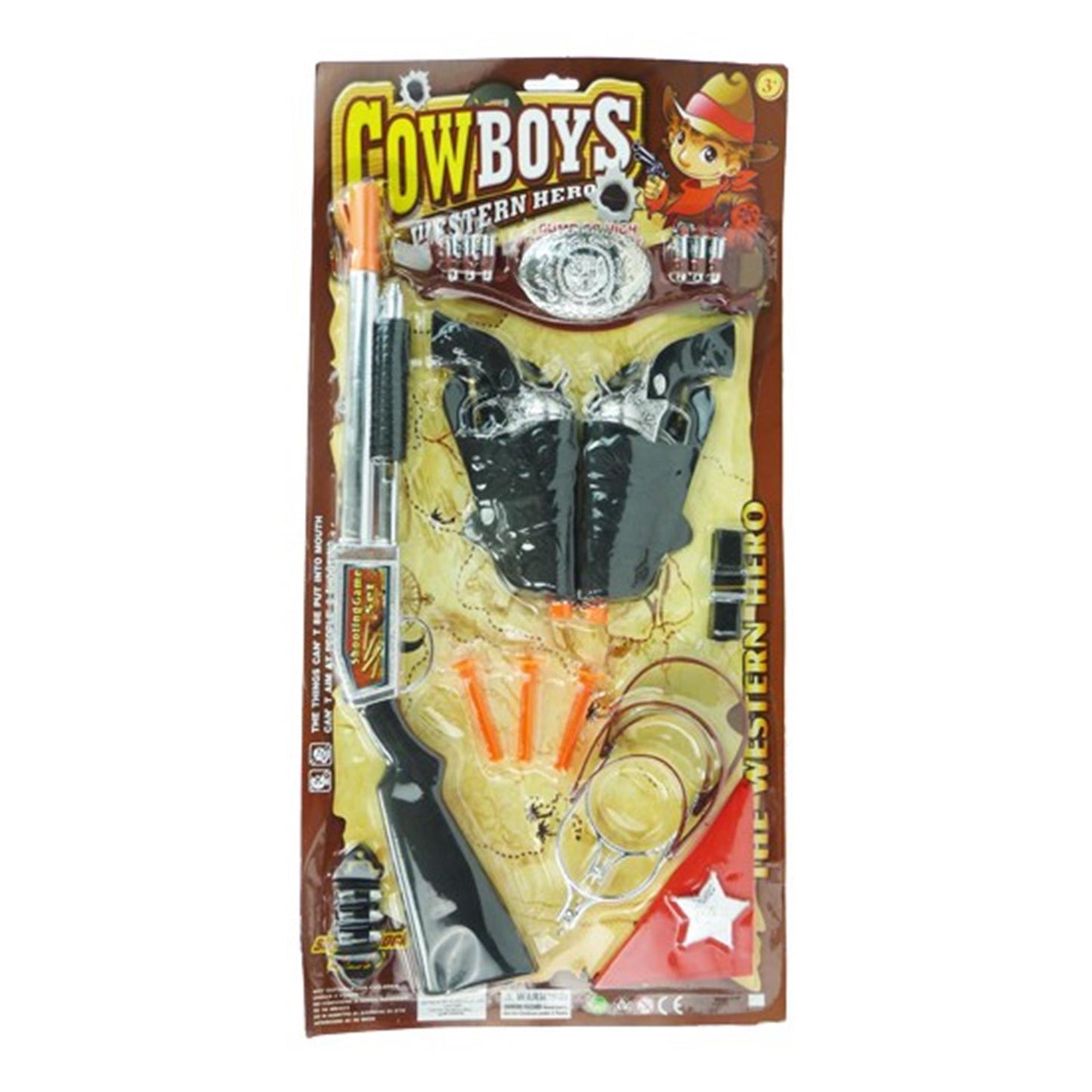 Aro Cowboy-Spielset mit Gewehr und Pistolen