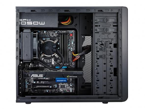 Cooler Master Cooler For-500-KKN1 CM 500 [ATX 5.25x2 3.5x8 PCIX10-Lüfter x2 schwarz]