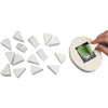 Creativ Company Schwämme, L: 40 mm, B: 25 mm, weiß, 32 Stück 1 Box