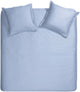 Cinderella Sundays Bettbezug – Einzelbetten – Satin – 240 x 200 220 cm – Hellblau + 2 Kissenbezüge 60 x 70