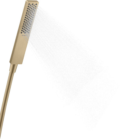 Hansgrohe Pulsify E Bar Handbrause 100 1Jet Ecosmart gebürstete Bronze
