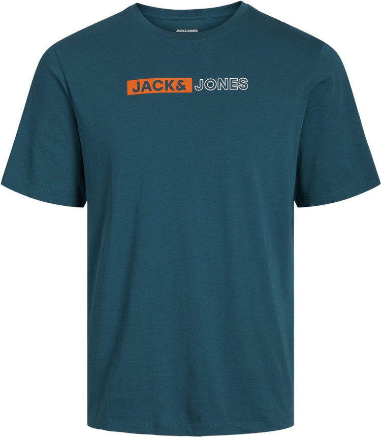 Jack Jones Jack Jones Plus Jjecorp Logo Tee Play SS O-N Noos Pls Herren T-Shirt – Deep Teal Play 5
