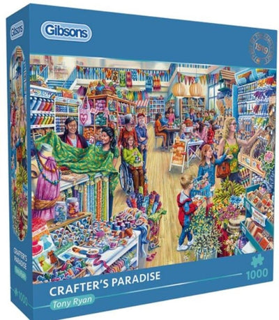 Gibsons – Crafter's Paradise (von Tony Ryan) – 1000 Teile 68 × 49 cm (B × H) – Puzzle für Erwachsene