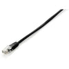 Ausrüstungsausrüstung 625457 Patch -Kabel, U utp Cat6 26AWG 250 MHz, 0,5 m, Schwarz