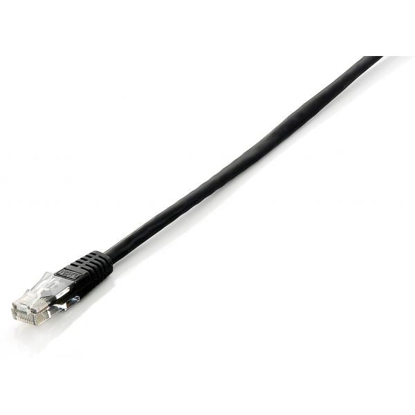 Ausrüstungsausrüstung 625457 Patch -Kabel, U utp Cat6 26AWG 250 MHz, 0,5 m, Schwarz