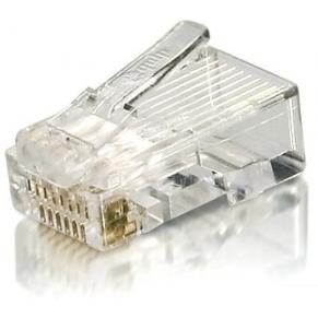 Equip Equip 121143 Cat6-Stecker 100pcs, UTP, RJ-45, 11,6 mm, 21,3 mm, 7,94 mm, transparent