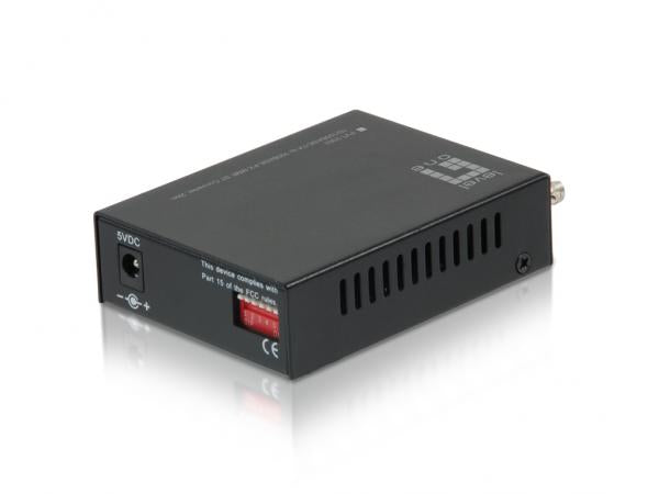 LevelOne LevelOne FVT-2002 RJ45 zum ST Fast Ethernet Media Converter, 100Base-FX MMF ST Multi, 2 km