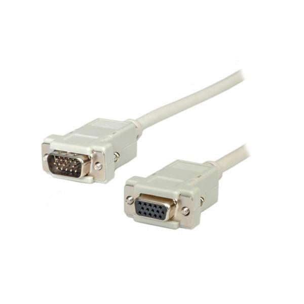 Adj Adng. Add. 21996530 VGA-Kabel, D-Sub 15-Pin, M F, 3M, Silber