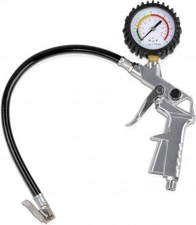 Powerplus powair0100 Luftreifenfüllpistole - max. Druck: 6bar - inkl. Manometer