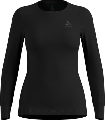Odlo Active Warm Langarm-Thermoshirt Damen – Schwarz – Größe M