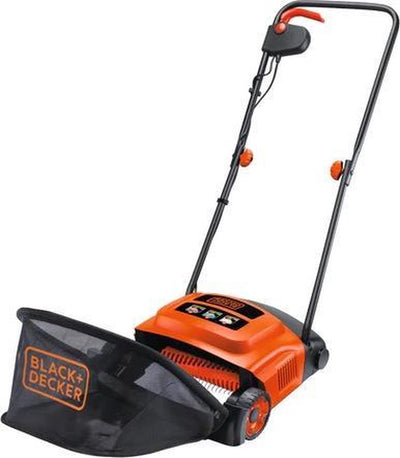 Black+Decker 600 W 30 cm Vertikutierer mit zentraler Höhenverstellung – GD300-QS