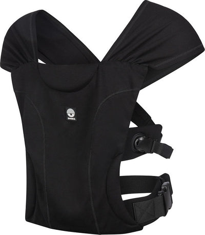 Dooky® dooky Babytrage und Babytragetuch in einem – Hybrid-Babytrage be one black – Babytrage ab Geburt 56-74 cm – Babytragetuch Baby Neugeborene – Ergonomische Babytrage – Babytrage