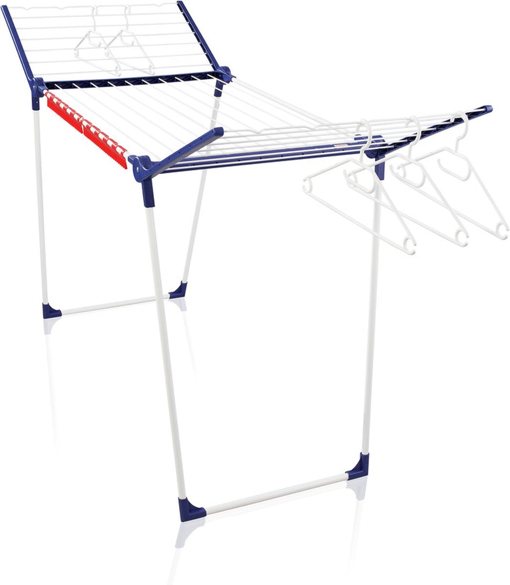 Leifheit 81520 Pegasus 200 Solid Wäscheständer weiß blau