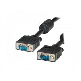 Adj Adj 320-00012 VGA-Kabel mit Ferritkern, D-Sub 15-polig, M M, 3M, Schwarz, Blase
