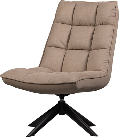 Woood Jouke Drehsessel - Polyester - Sand - 97x70x85