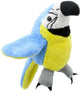 The Puppet Company Fingerpuppe Papagei blau-gold 12 cm Spielzeug.